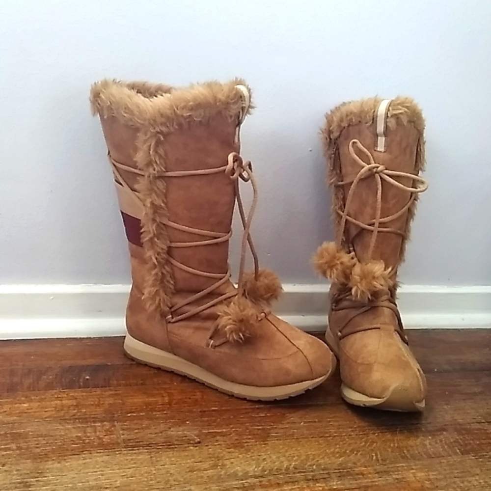 Women's suede boots by Bakers.
